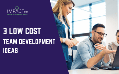 3 Low Cost Team Development Ideas
